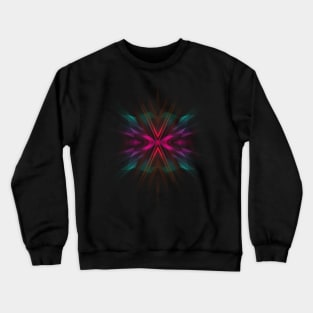 Fractal Obsidian Crewneck Sweatshirt